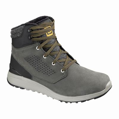 Férfi Salomon UTILITY WINTER CLIMASALOMON™ WATERPROOF Téli Bakancs SA2781509 Khaki